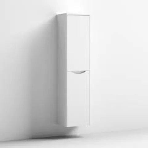 BOXED NUIE TALL WALL HUNG UNIT - SATIN WHITE // MODEL: SML162 (1 BOX)