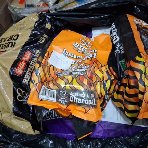 PALLET CONSISTING OF A LARGE QUANTITY OF ASSORTED CHARCOAL