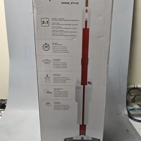 BOXED POLTI VAPORETTO SV650 STYLE STEAM MOP