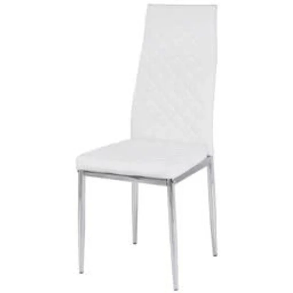BOXED CELESTE DINING CHAIR, GREY CLASSIC VELVET & CHROME 