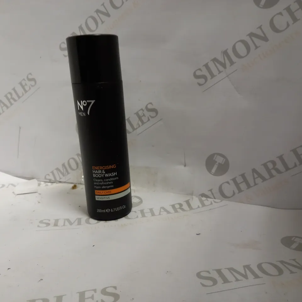 NO7 MEN ENERGISING HAIR & BODY WASH 200ML 