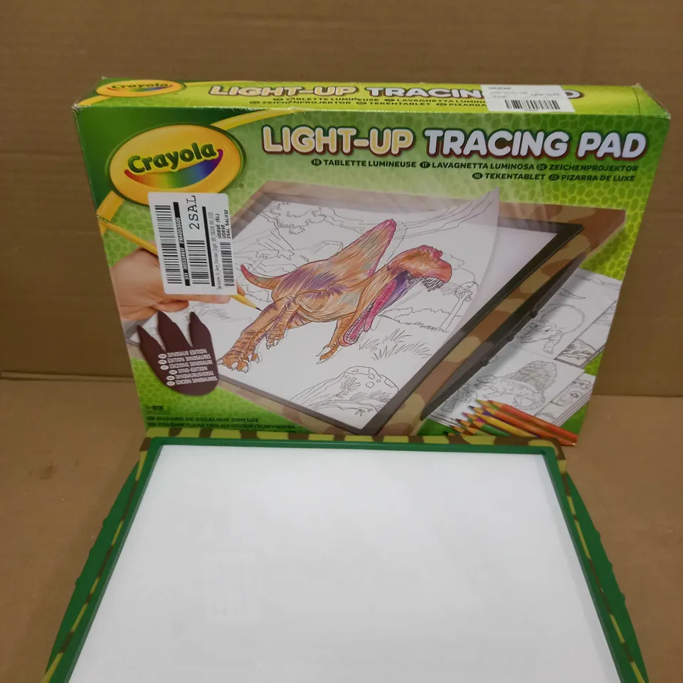 CRAYOLA DINOSAUR LIGHT-UP TRACING PAD RRP £26.99