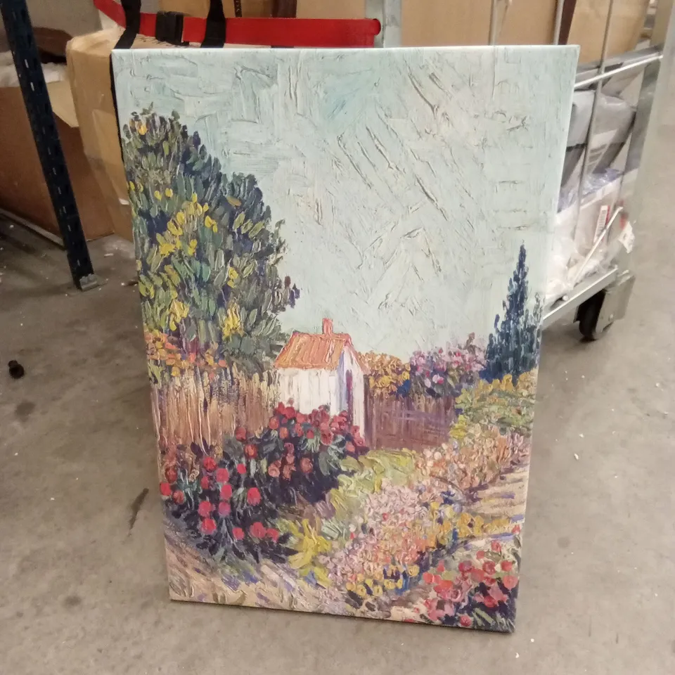 COLOURFUL GARDEN SUMMER - CANVAS PRINT