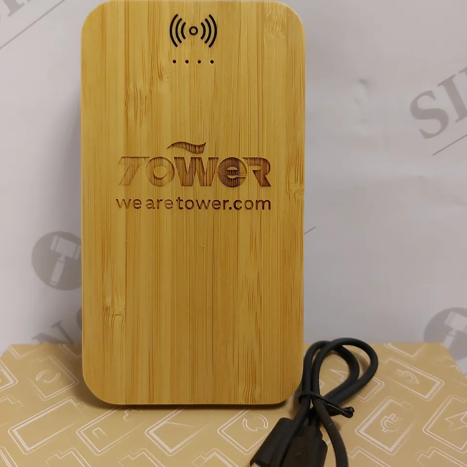 PF CONCEPT AVENUE BAMBOO AND FABRIC POWER BANK - 6000 MAH