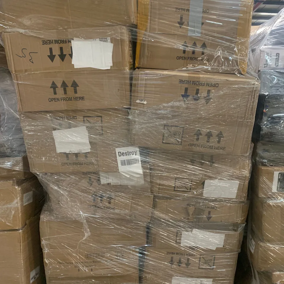 PALLET OF ASSORTED ITEMS TO INCLUDE FOLDING WAGON, ROLLATOR AND SUITCASES