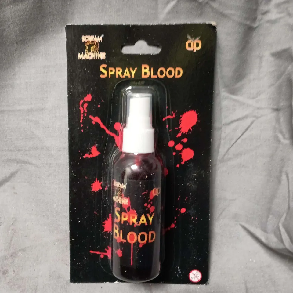 APPROXIMATELY 12 SCREAM MACHINE SPRAY BLOOD BOTTLES