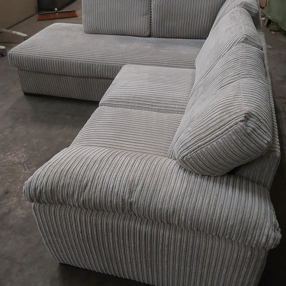 AMALFI STANDARD FABRIC UPHOLSTERED CORNER CHAISE SOFA 