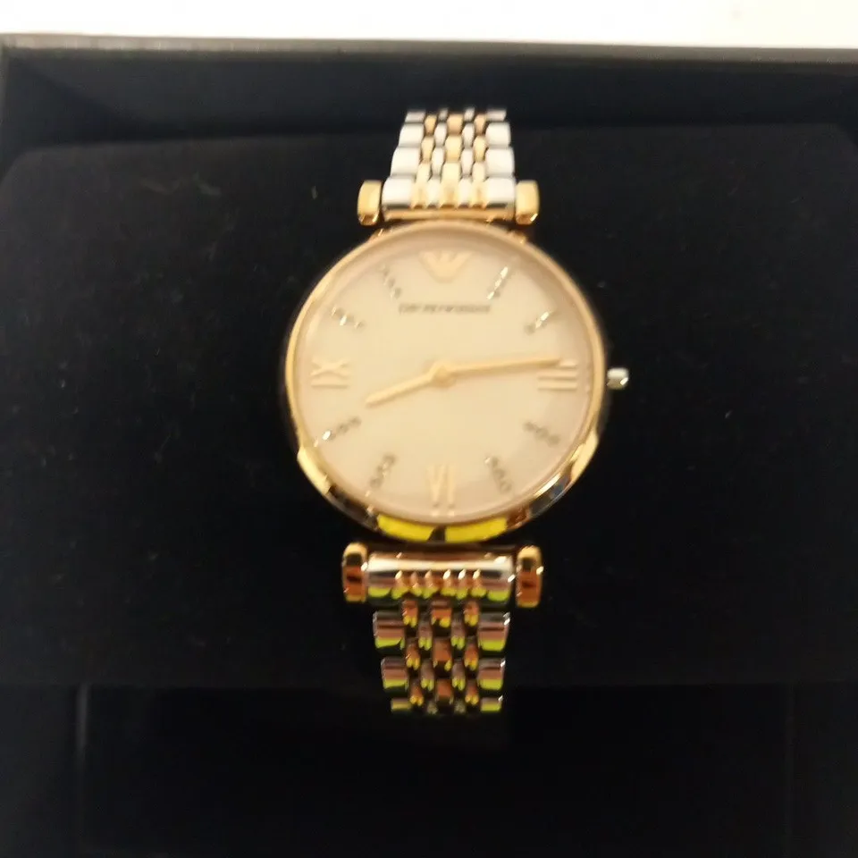 BOXED EMPORIO ARMANI LADIES WRIST WATCH
