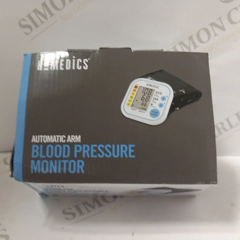 BOXED HOMEDICS AUTOMATIC ARM BLOOD PRESSURE MONITOR