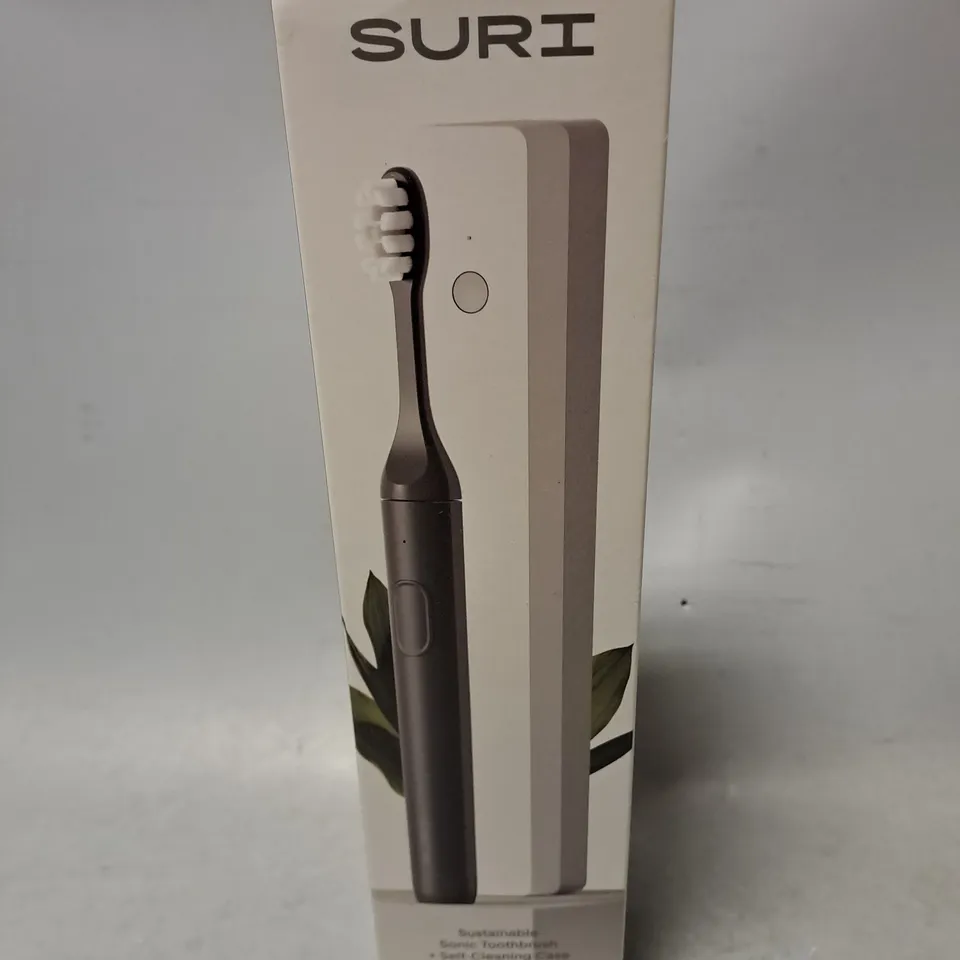 SEALED SURI SONIC TOOTHBRUSH IN MIDNIGHT BLACK