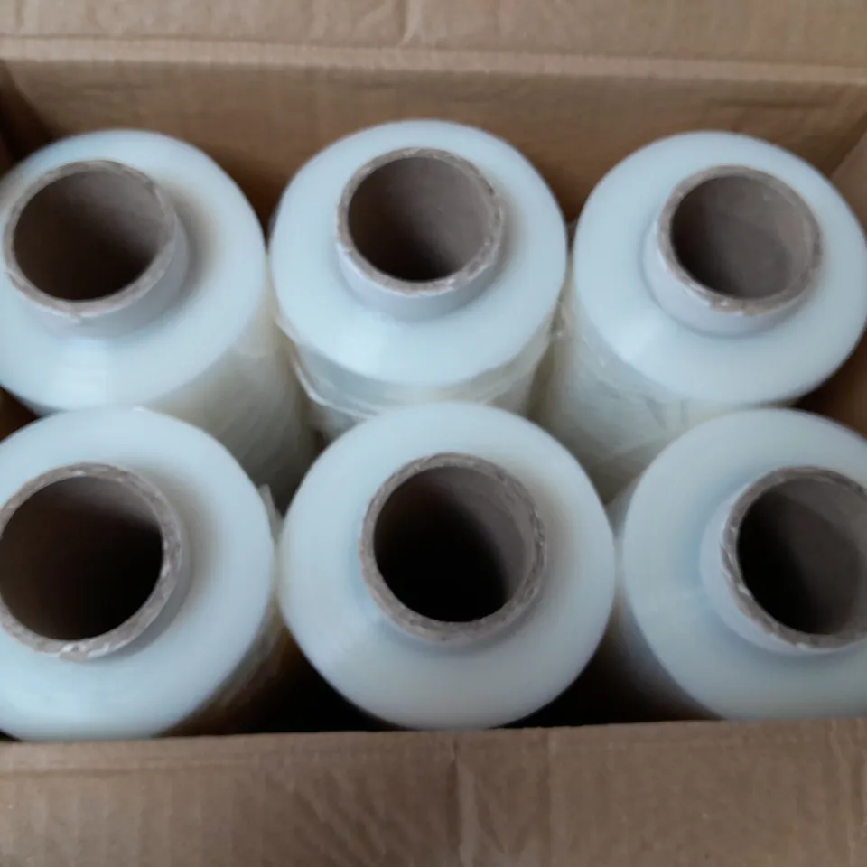 6 ROLLS OF CLEAR WRAP - COLLECTION ONLY