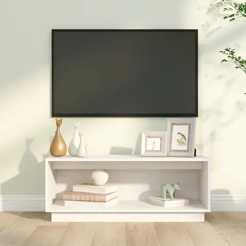 BOXED IRE SOLID WOOD TV STAND