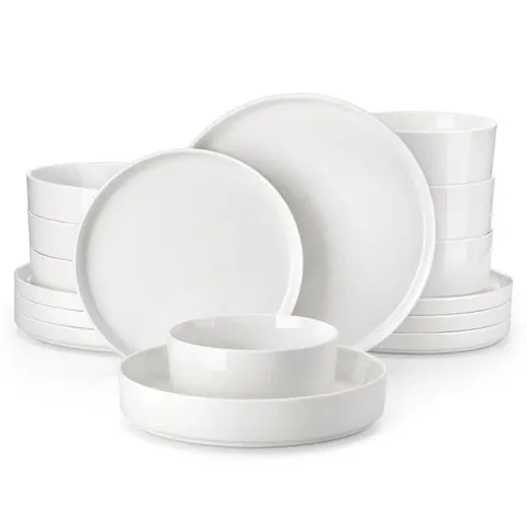 BOXED CHAO 16 PIECE PORCELAIN CHINA DINNERWARE SET - SERVICE FOR 4