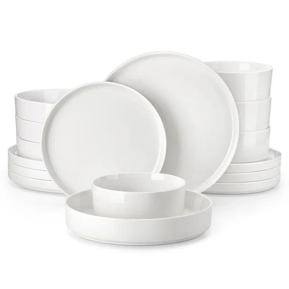 BOXED CHAO 16 PIECE PORCELAIN CHINA DINNERWARE SET - SERVICE FOR 4