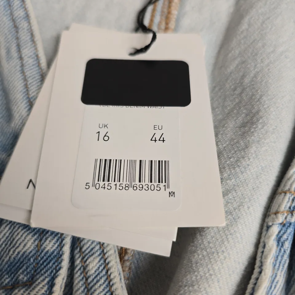 NEW LOOK DENIM VEST – WOMEN'S SLEEVELESS JACKET, UK 16 (EU 44)