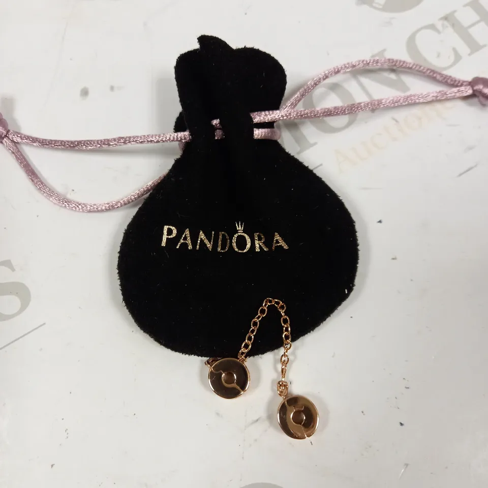 PANDORA ROSE GOLD SAFETY CHAIN 