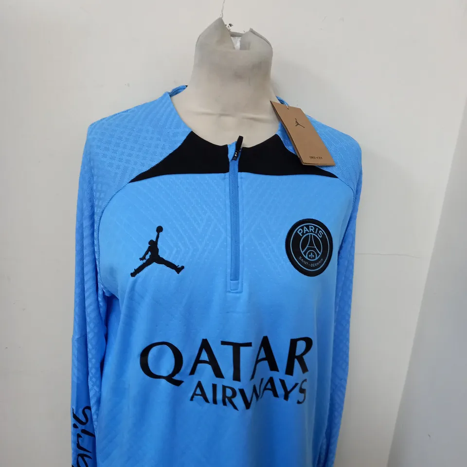 AIR JORDAN X PSG 1/4 ZIPPED JACKET SIZE S