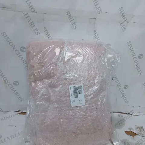 COZEE HOME FAUX FUR HEATED THROW IN PINK