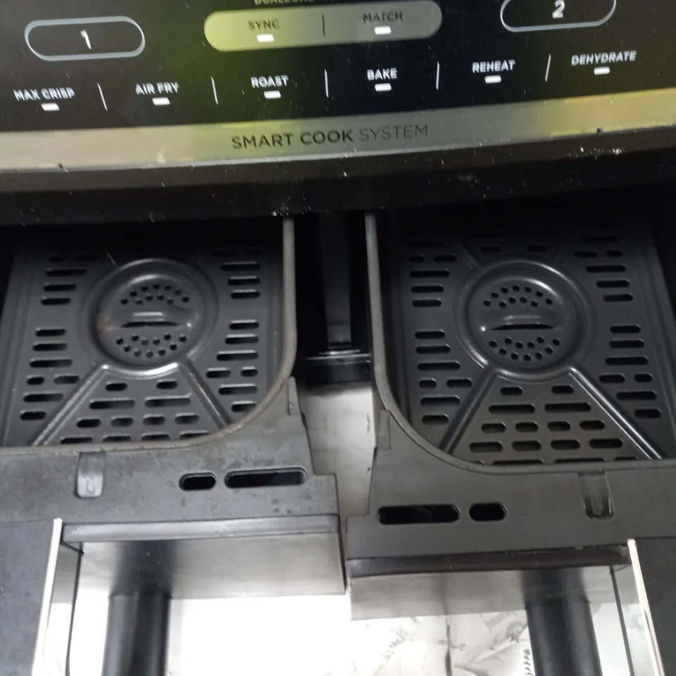 BOXED NINJA FOODI MAX DUAL ZONE 9.5L AIR FRYER AF451UK