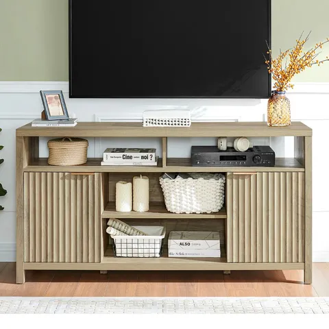 BOXED NICOLEE TV STAND FOR TVS UP TO 65"