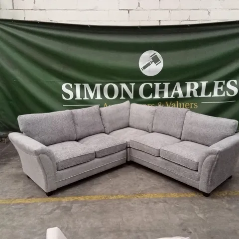 DURY CHUNKY WEAVE STANDARD BACK CORNER GROUP SOFA