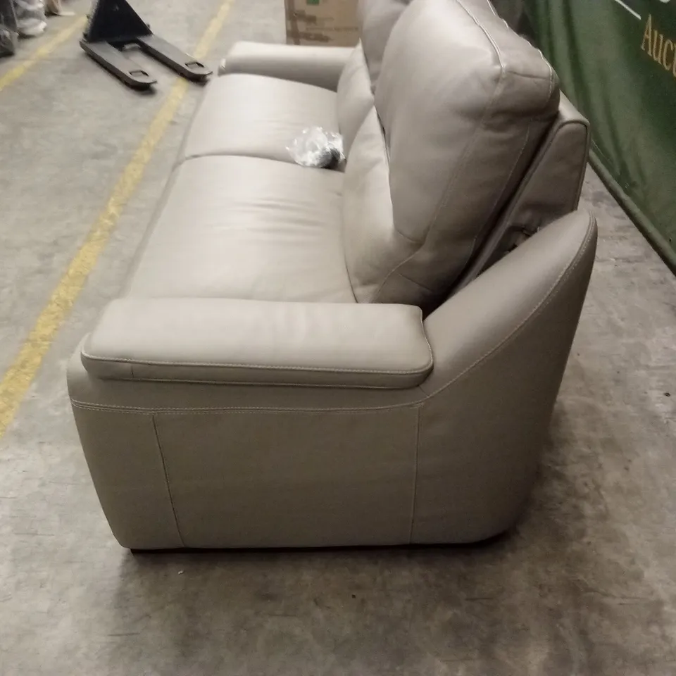 QUALITY DESIGNER ITALIAN MADE AVOLA 3 SEATER LEATHER SOFA