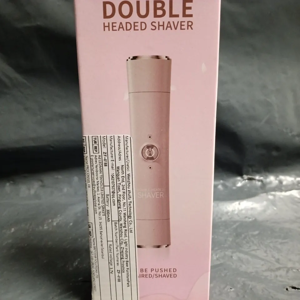 BOXED UNBRANDED DOUBLE HEADED SHAVER