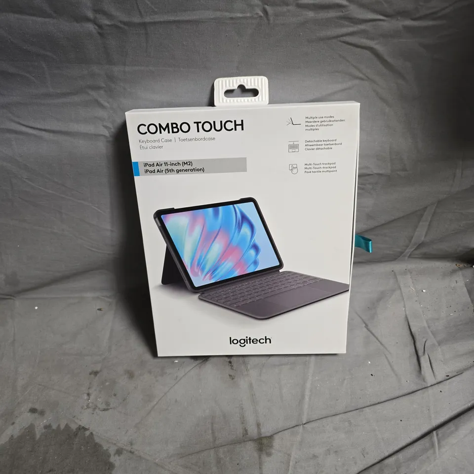 5 X LOGITECH COMBO TOUCH KEYBOARD CASE FOR IPAD AIR 11-INCH (M2) – GREY. NON UK PRODUCT VERSIONS