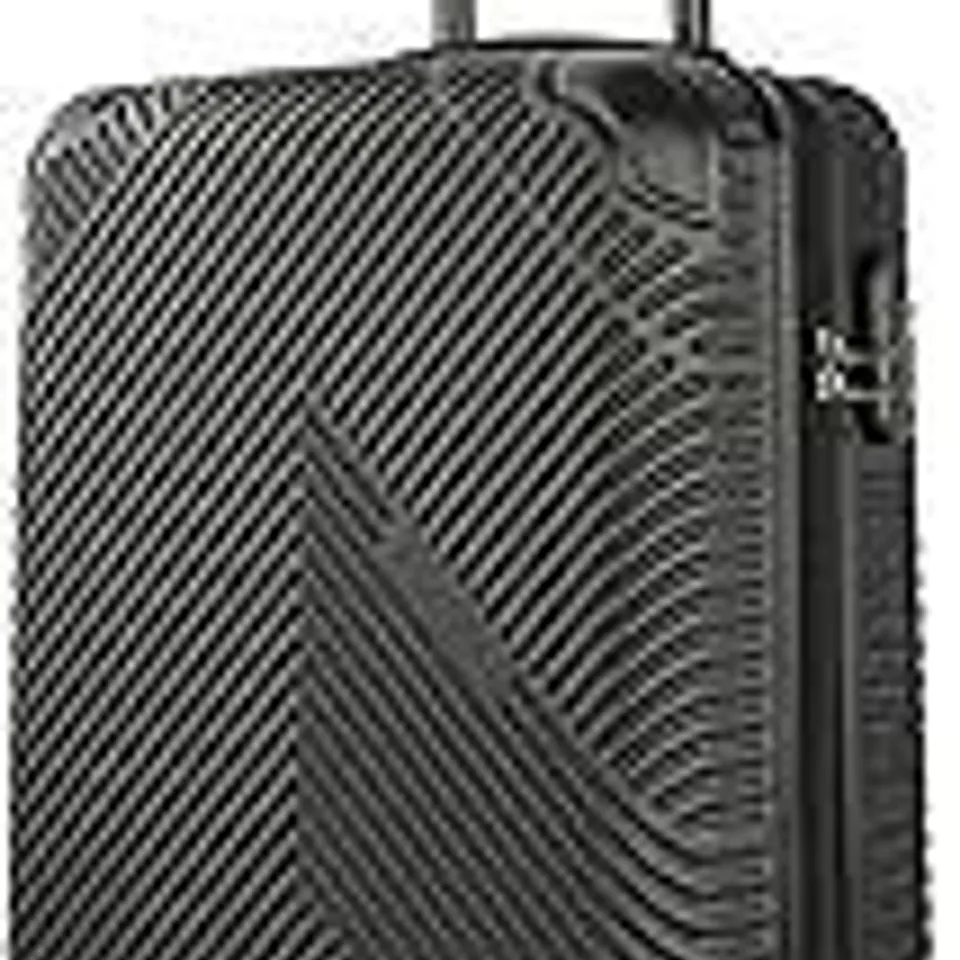 BOXED NEO BLACK HARD SHELL LUGGAGE SUITCASE (1 BOX)