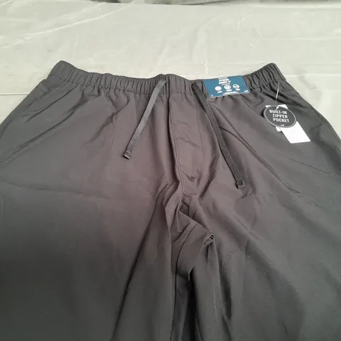 HOLLISTER HYBRID SHORTS 9 IN BLACK - LARGE