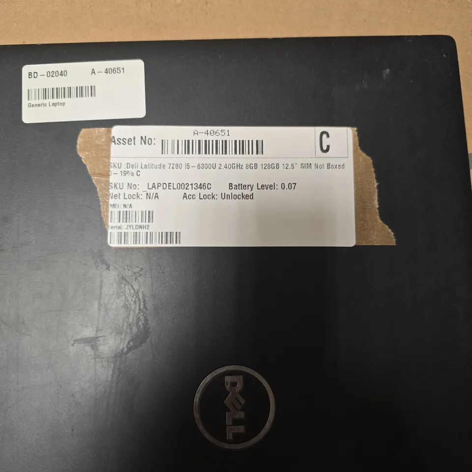 DELL LATITUDE 7280 LAPTOP – INTEL CORE I5-6300U, 8GB RAM, 128GB SSD, 12.5" DISPLAY