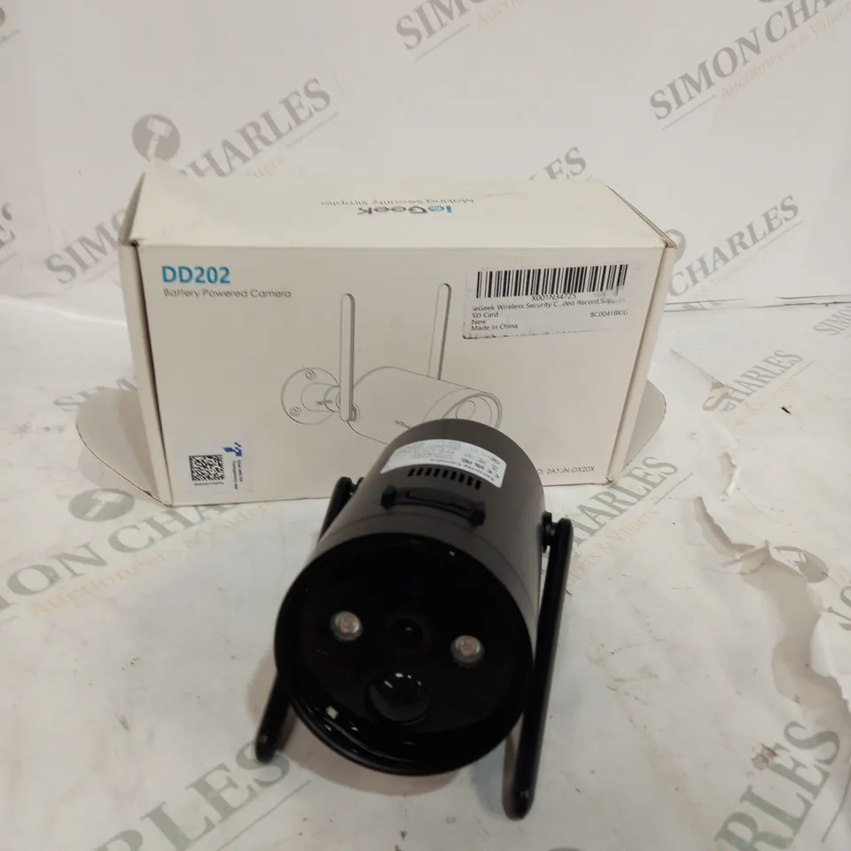 BOXED DD202 IE GEEK BATTERY POWERED CAMERA