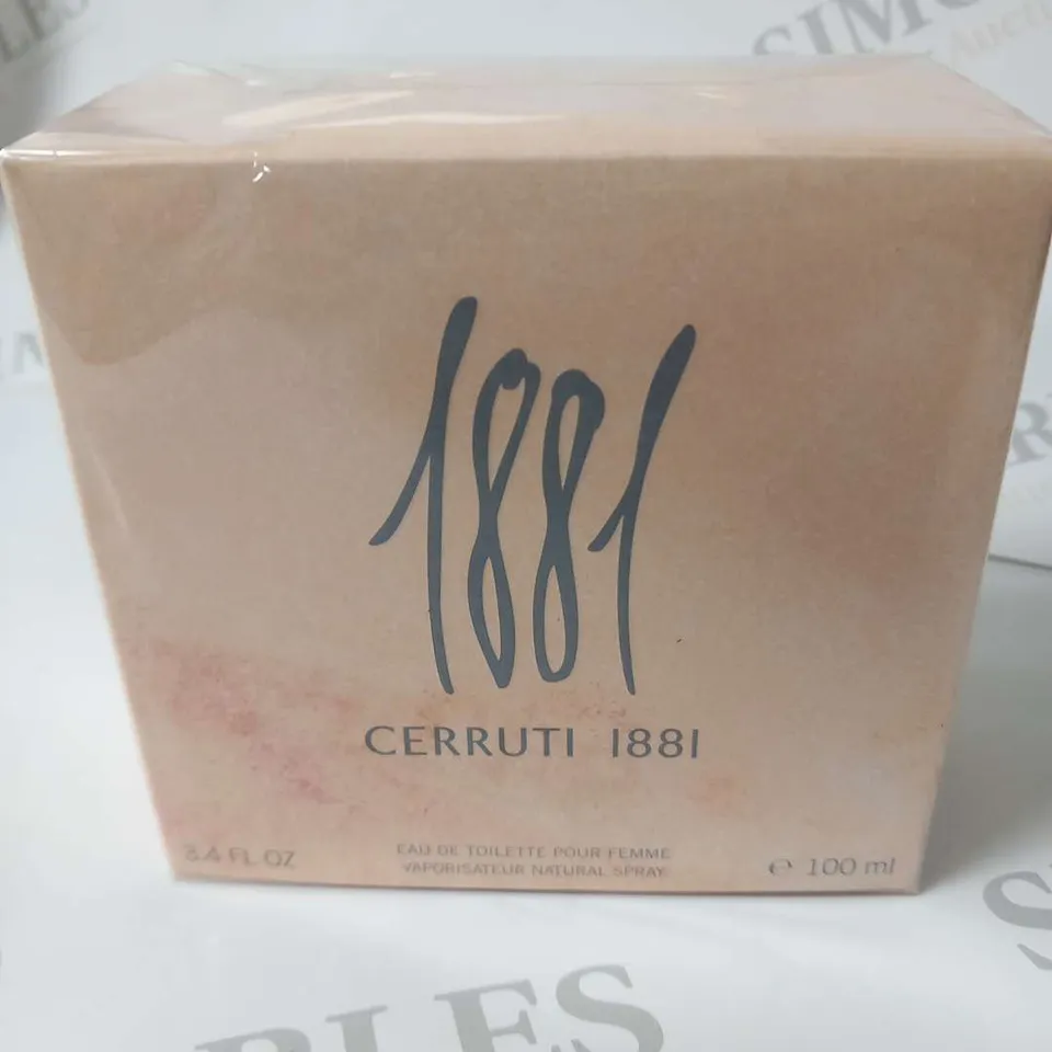 BOKED AND SEALED CERRUTI 1881 EAU DE TOILETTE 100ML