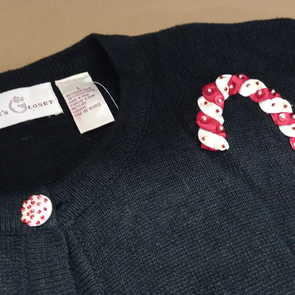 JANES CLOSET SEASONAL CARDIGAN - L