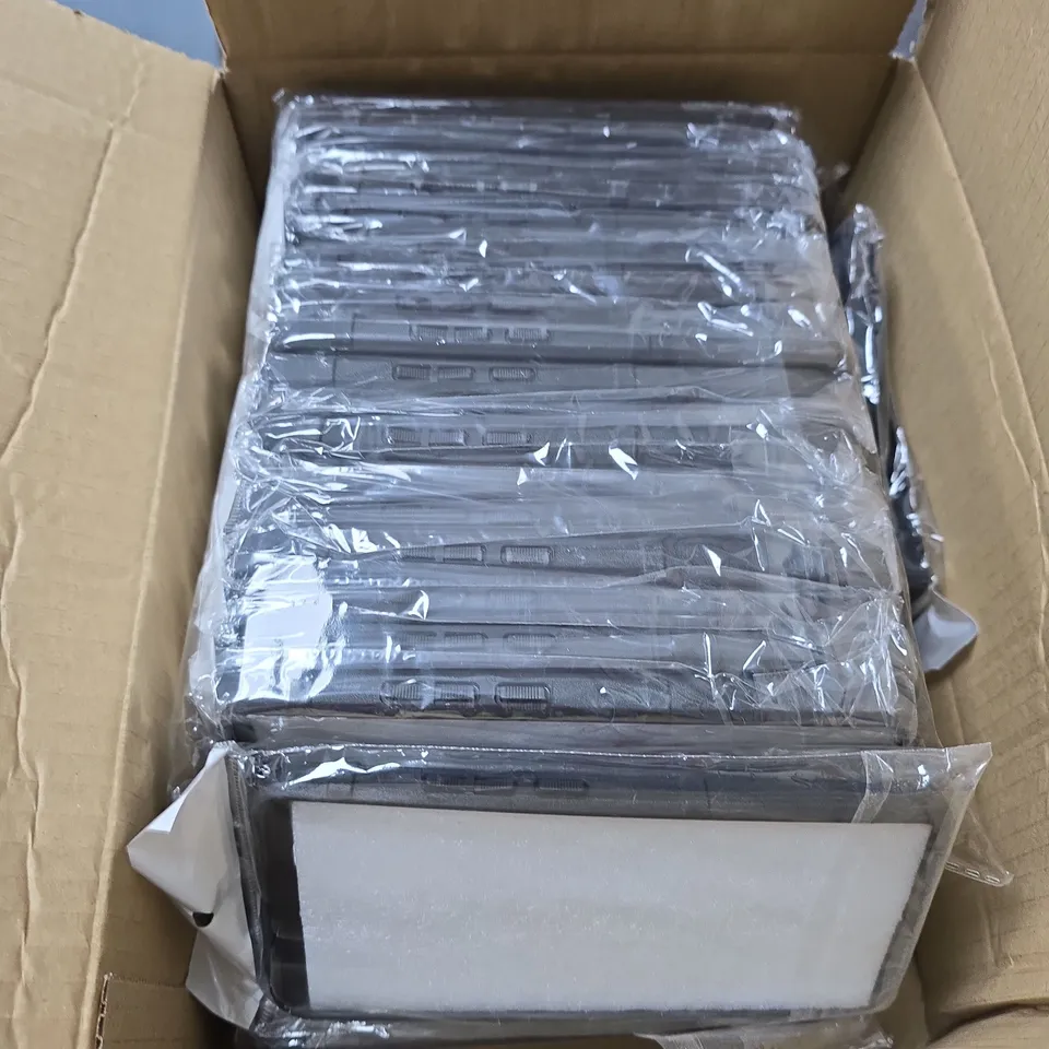 BOX OF APPROXIMATELY 42 THINKPHONE MILITARY CASE RUGGED PROTECTIVE PHONE CASE 