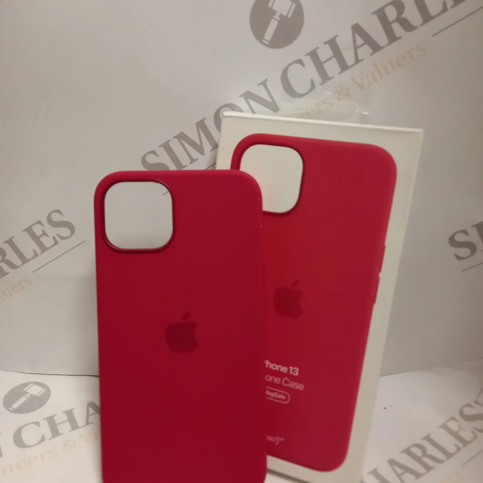 BOXED APPLE IPHONE 13 MAGSAFE SILICONE CASE IN RED