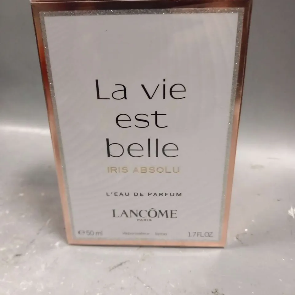 BOXED AND SEALED LA VIE EST BELLE IRIS ABSOLU L'EAU DE PARFUM LANCOME 50ML