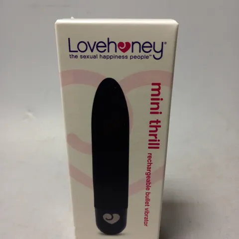 BOXED AND SEALED LOVEHONEY MINI RECHARGEABLE BULLET VIBRATOR