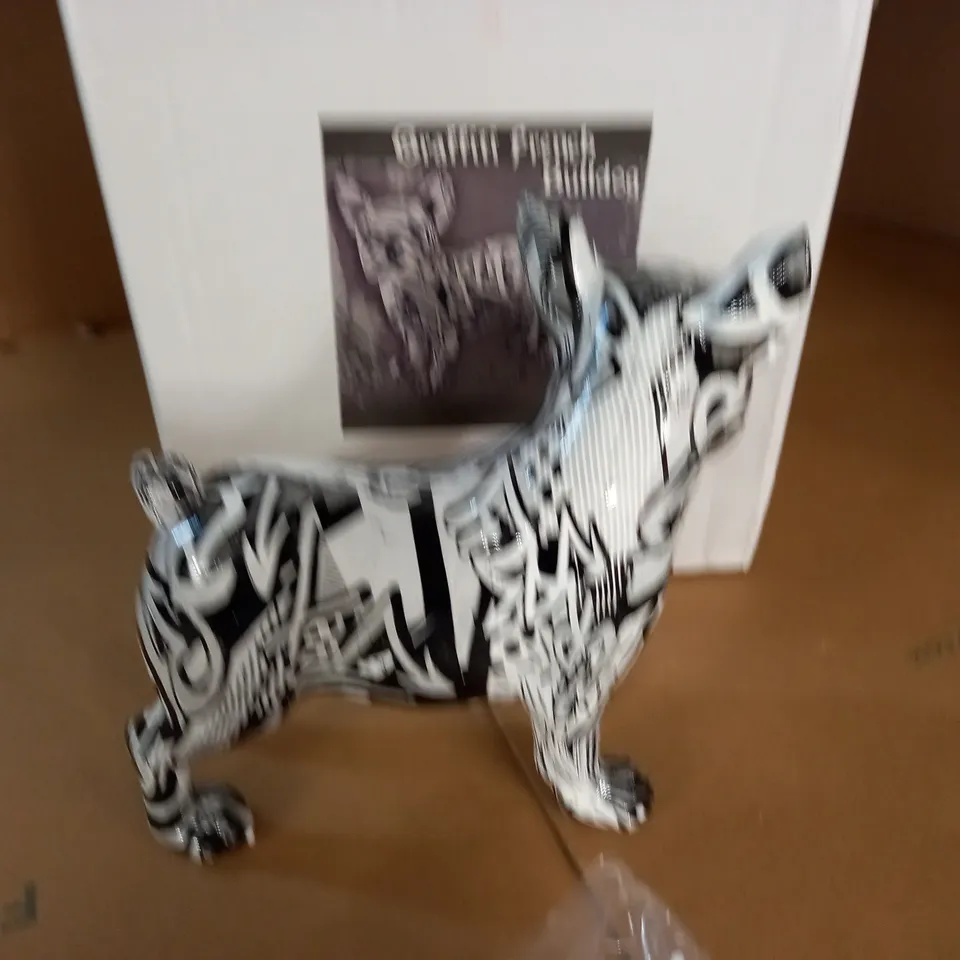GRAFFITI FRENCG BULLDOG - 20CM TALL