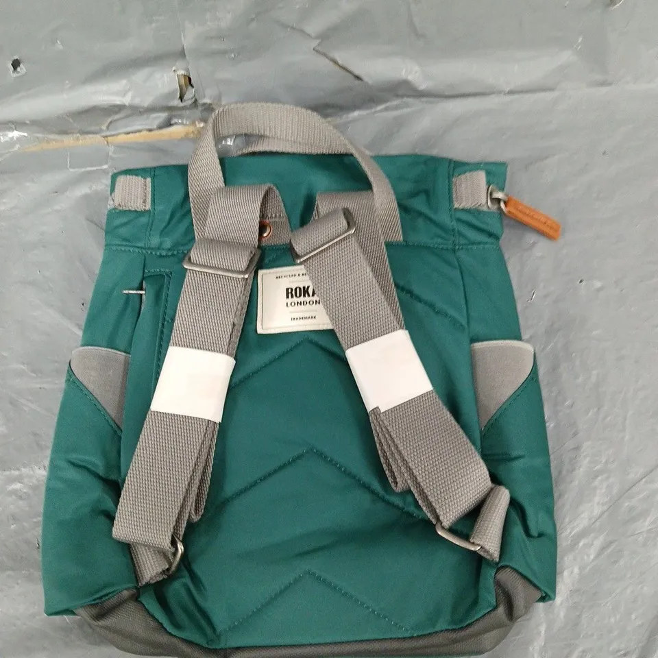 ROKA LONDON SMALL TEAL BACKPACK 