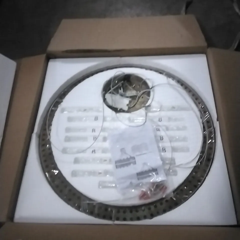 BOXED CRYSTAL CHANDELIER