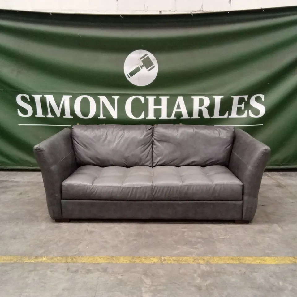 QUALITY DESIGNER 3 SEATER LEATHER SOFA