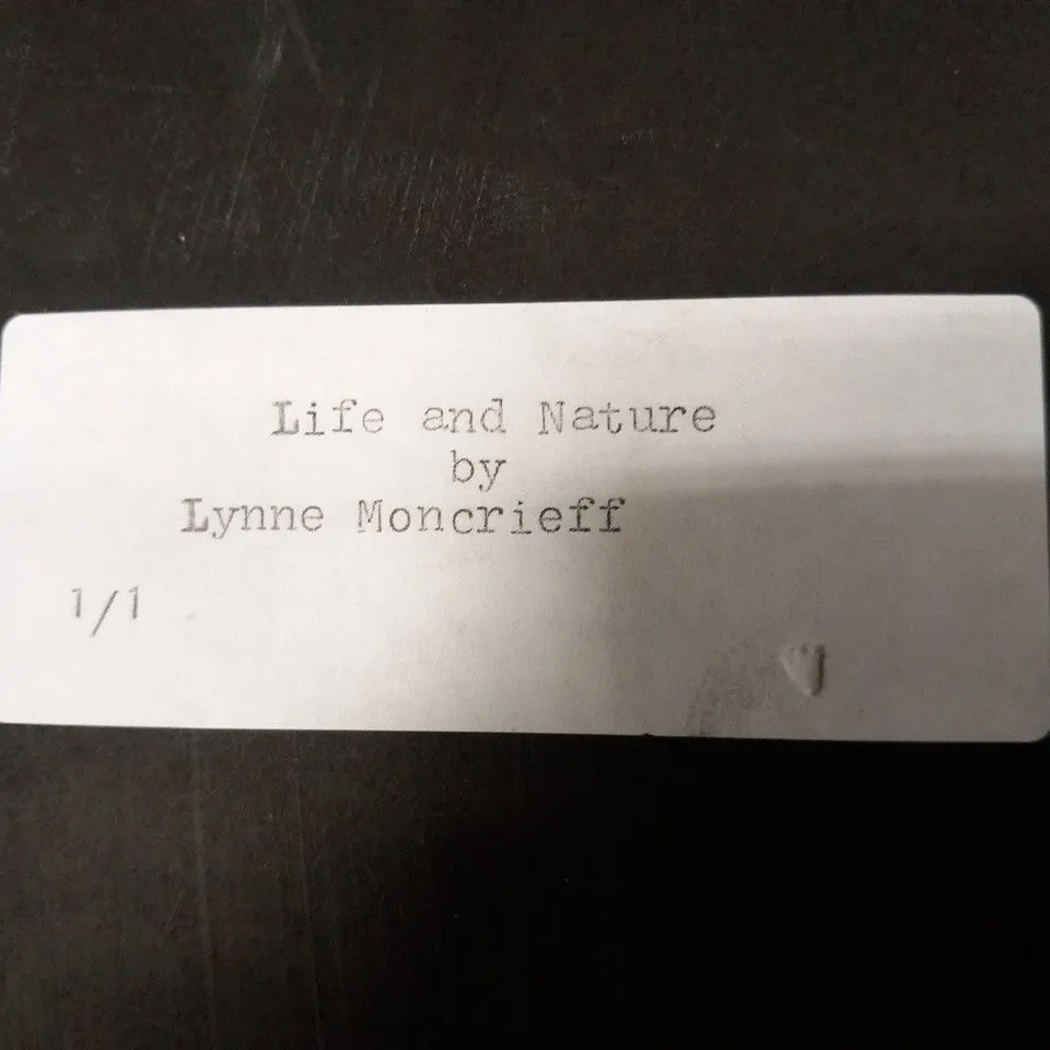 2 ASSORTED LYNEE MONCRIEFF PIECES TO INCLUDE; LIFE AND NATURE AND LEAF