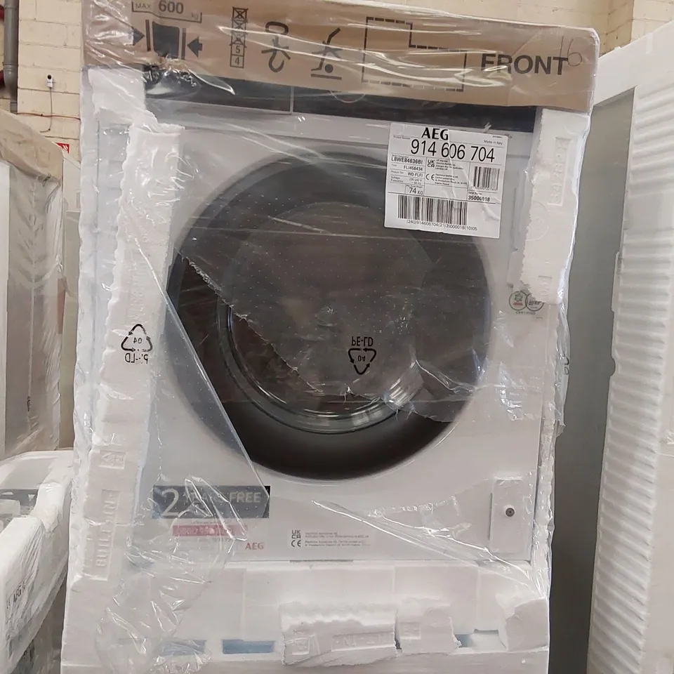 AEG L8WE84636BI 8000 POWERCARE CONDENSER 8 KG WASHER DRYER