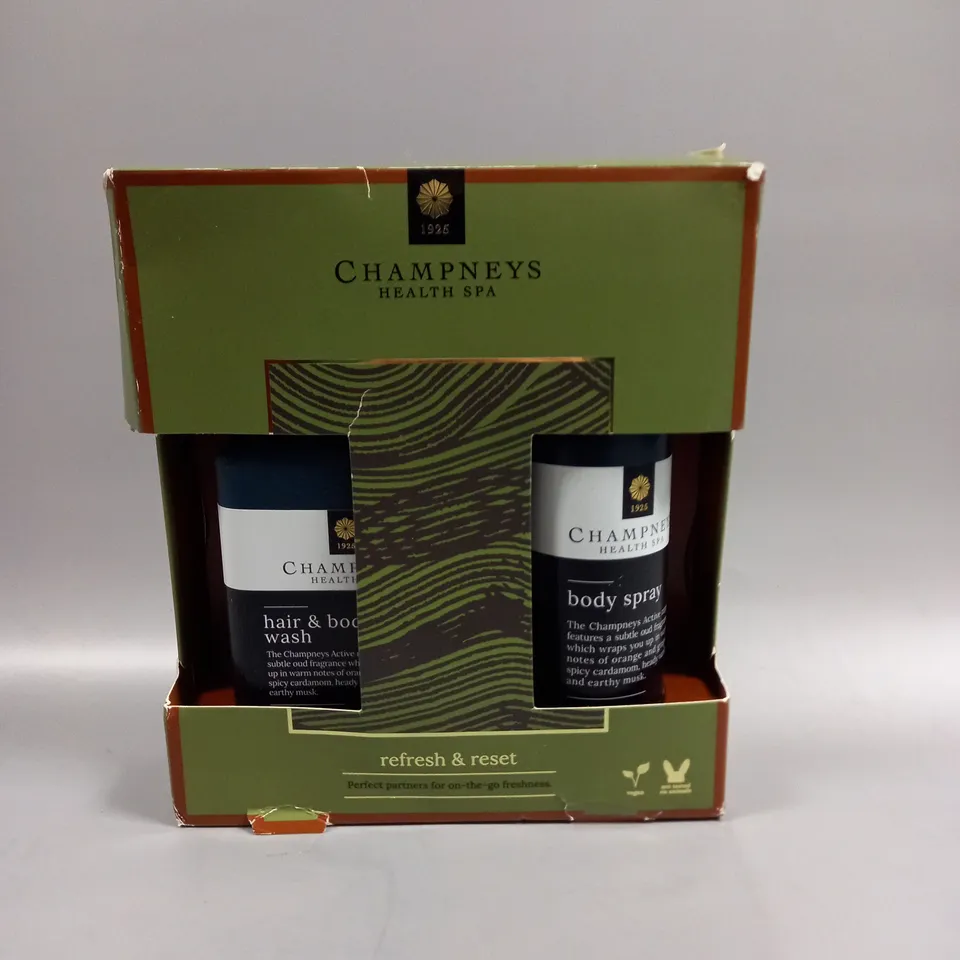 CHAMPNEYS HEALTH SPA REFRESH & RESET DUO SET 