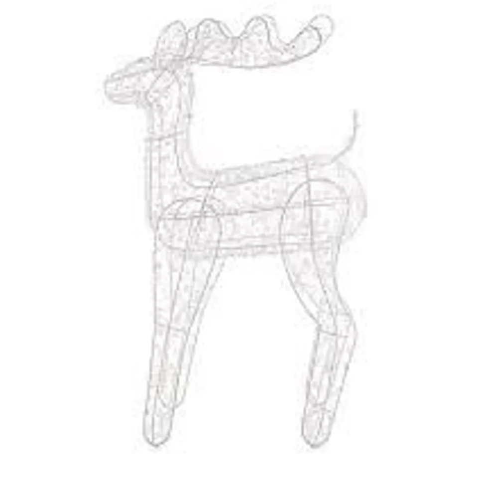 HOME STORIES PRE LIT INDOOR/OUTDOOR CRYSTAL LOOK SHAPES