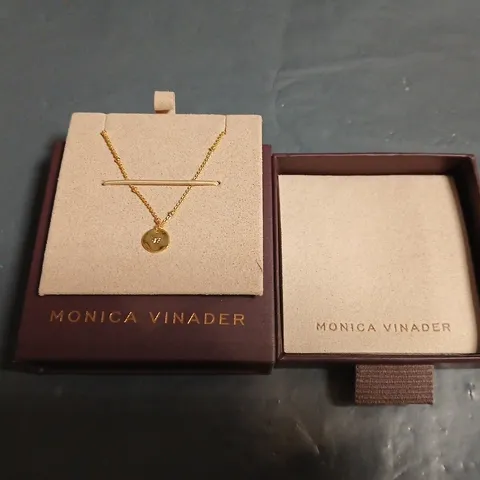 BOXED MONICA VINADER BUTTERFLY PENDANT NECKLACE