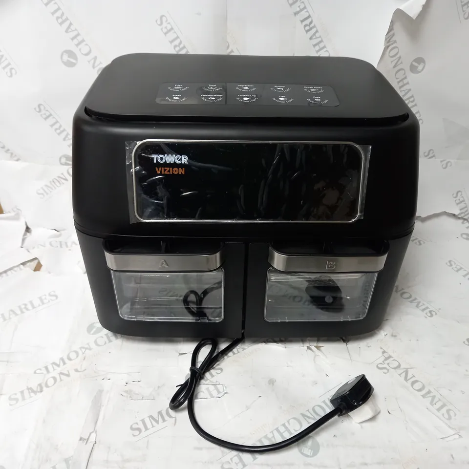 BOXED TOWER VORTX VIZION EXPRESS DUAL 11L AIR FRYER