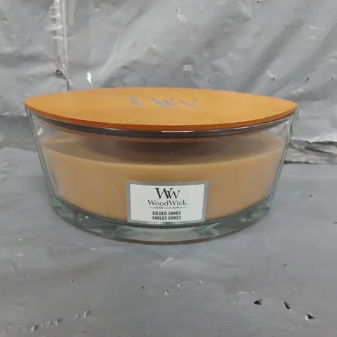 WOODWICK GILDED SANDS ELLIPSE CANDLE