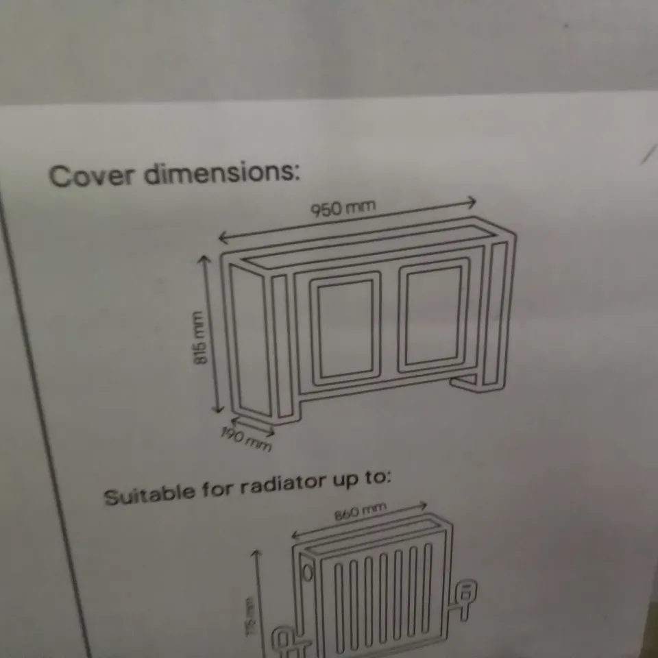 BOXED GOODHOME MAYFAIR RADIATOR COVER 